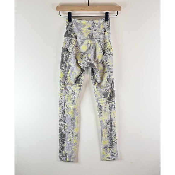 Lululemon Womens Leggings Gray Wunder Train Hi Rise Cinder Grain Smoked Size 2 - Picture 4 of 9